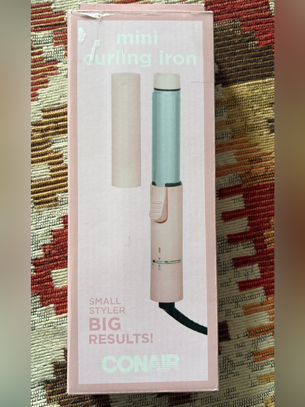 Pink Mini Curling Iron - Compact Pink Styler